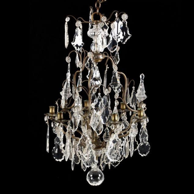 italian-rococo-style-drop-prism-candle-light-chandelier