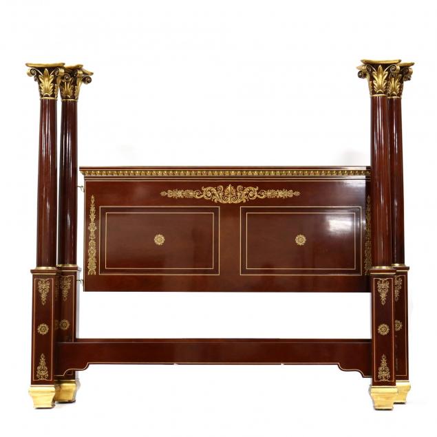 kindel-masterworks-winterthur-adaptation-mahogany-gilt-decorated-king-size-bed