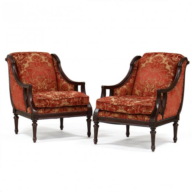 henredon-pair-of-louis-xvi-style-arm-chair