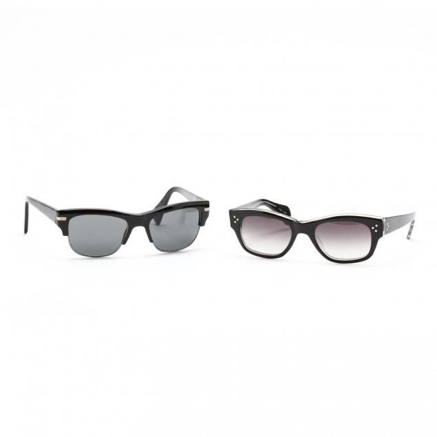 two-pair-of-oliver-peoples-sunglasses