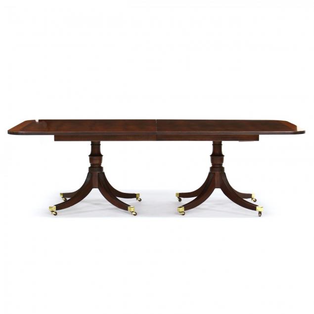 henkel-harris-federal-style-inlaid-double-pedestal-banquet-table