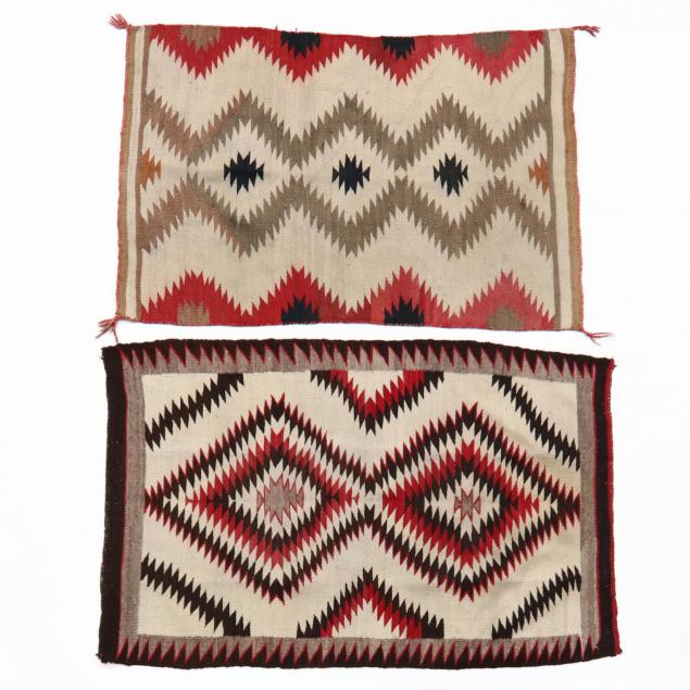 two-vintage-navajo-rugs