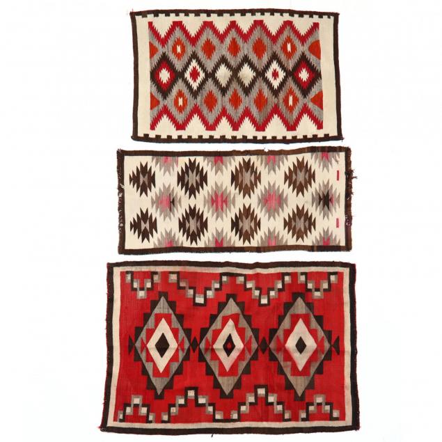 three-vintage-navajo-rugs