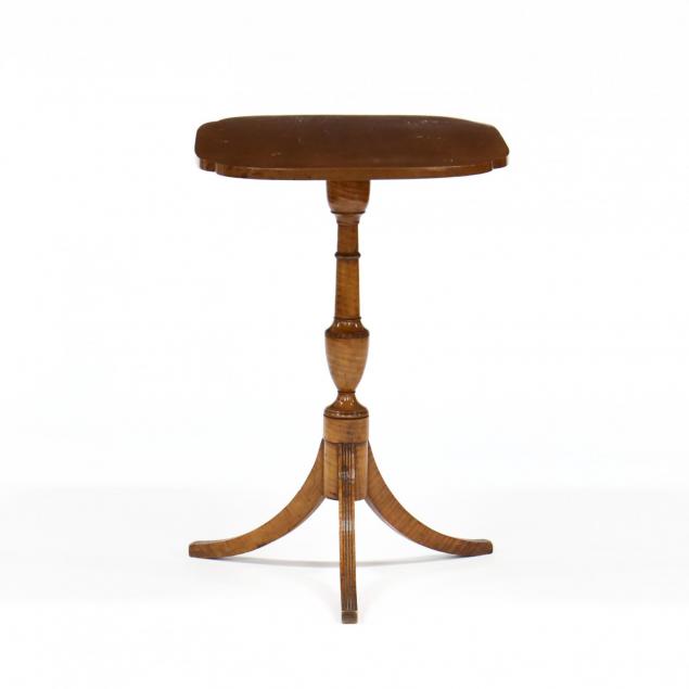 american-federal-tiger-maple-tilt-top-candlestand