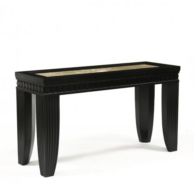 italian-modernist-lacquered-marble-top-console-table