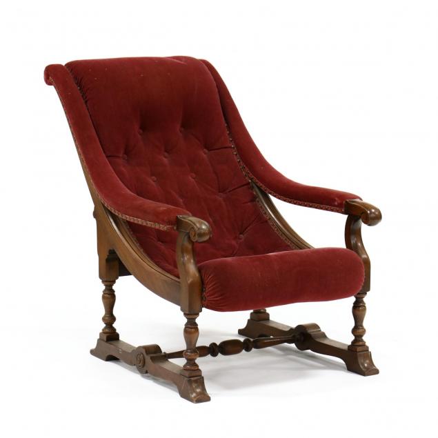 victorian-carved-walnut-arm-chair
