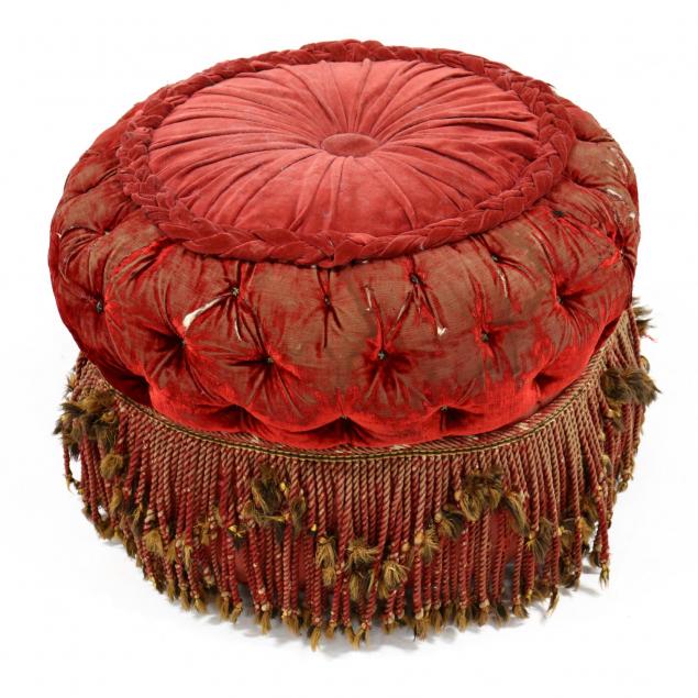 antique-over-upholstered-and-tufted-ottoman