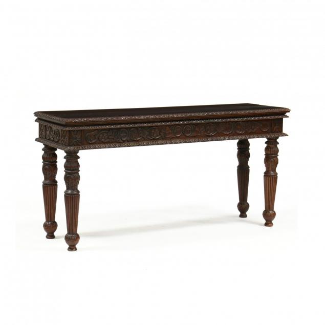 renaissance-style-carved-mahogany-console-table