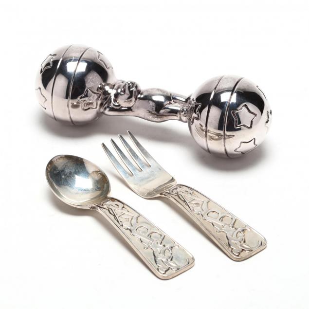two-tiffany-co-sterling-silver-baby-gifts