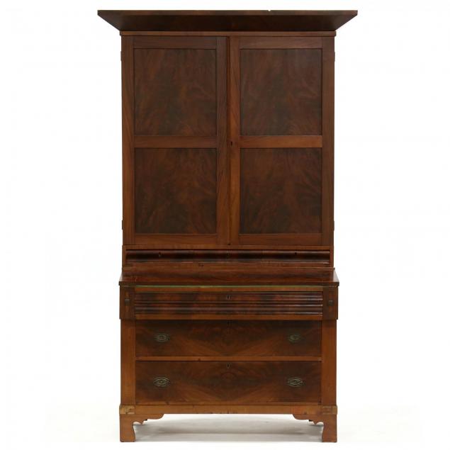 american-classical-secretary-bookcase