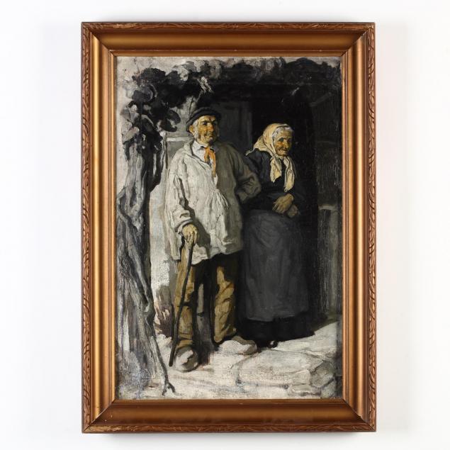 mid-century-portrait-of-an-elderly-couple