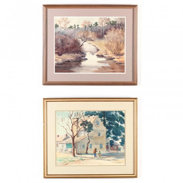 robert-p-bellows-american-1878-1951-two-watercolors