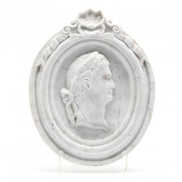marble-relief-plaque-of-a-roman-emperor