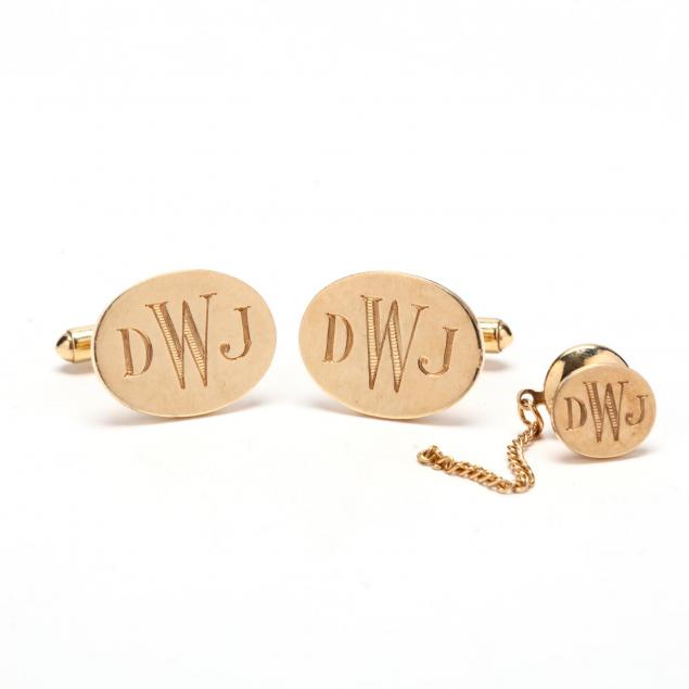 14kt-cufflinks-and-tie-tac