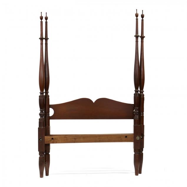 american-federal-carved-mahogany-full-size-tall-post-bed