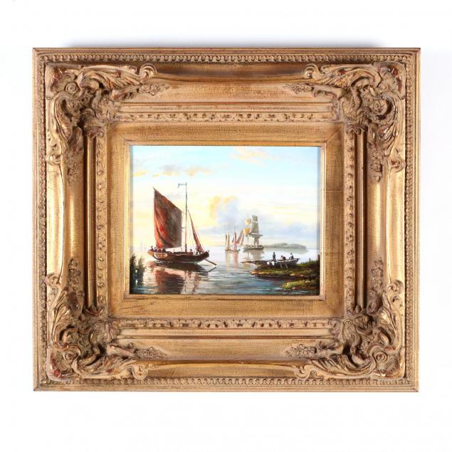 continental-school-waterscape-with-vessels