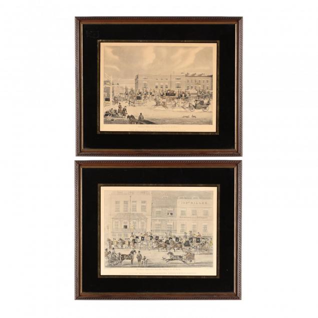 after-james-pollard-british-1797-1867-two-london-street-scenes