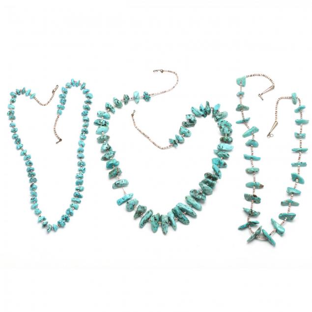 three-turquoise-necklaces