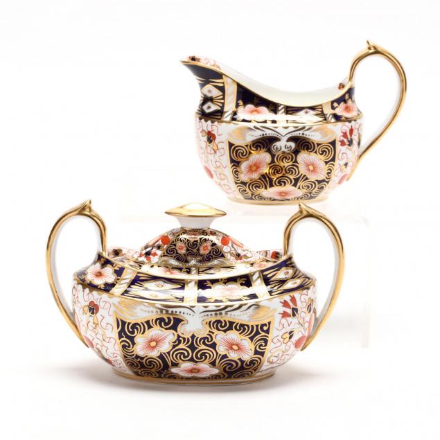 royal-crown-derby-imari-pattern-cream-and-sugar-for-tiffany-co