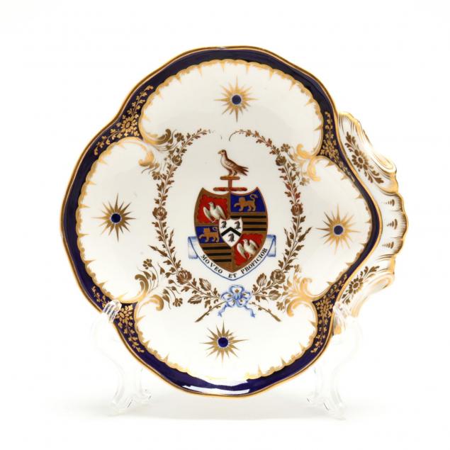 rare-and-early-english-armorial-shell-shaped-dessert-dish