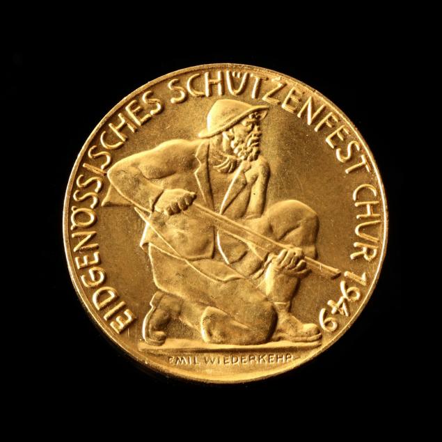 switzerland-rare-1949b-schutzenfest-gold-medallion