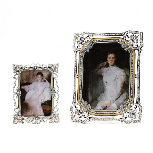 two-similar-enamel-and-bejeweled-picture-frames-jay-strongwater
