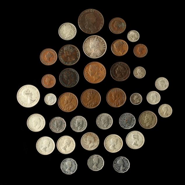 36-british-and-commonwealth-coins-19th-mid-20th-century