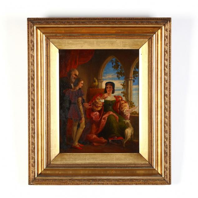 an-antique-french-school-genre-painting