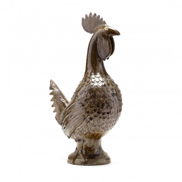 georgia-folk-pottery-clint-alderman-rooster