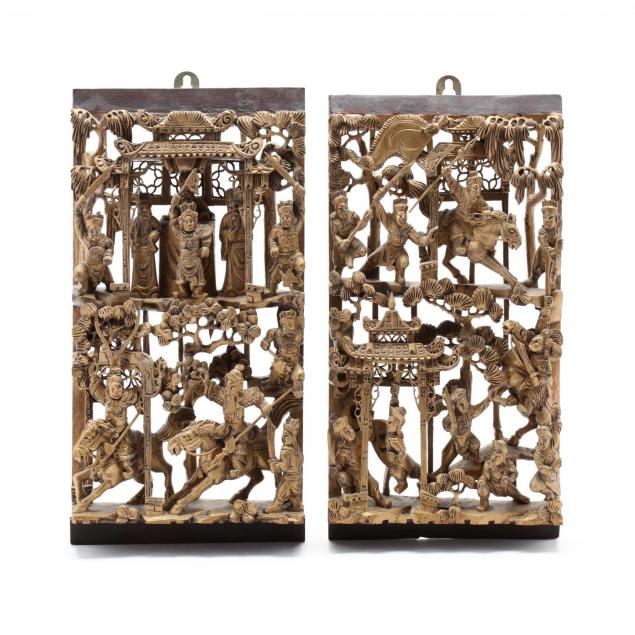a-pair-of-chinese-lacquered-and-gilded-wooden-carved-landscapes