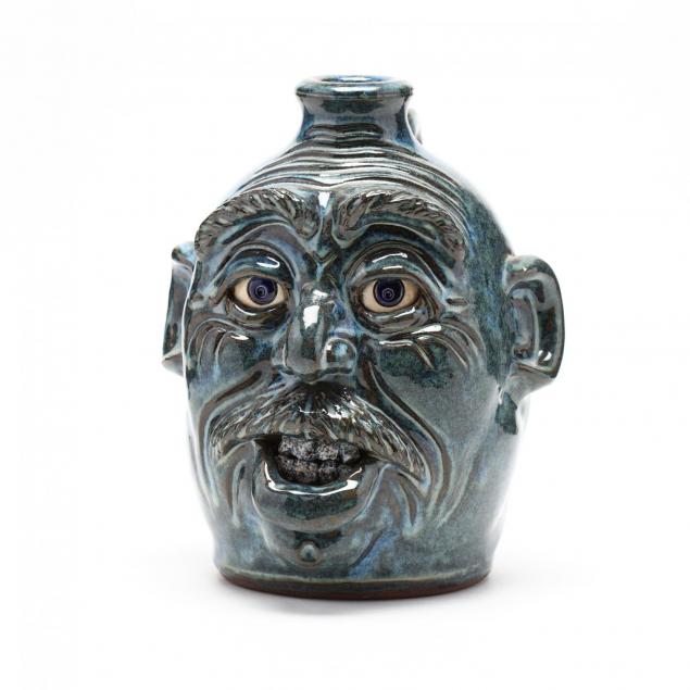 georgia-folk-pottery-dwayne-crocker-face-jug