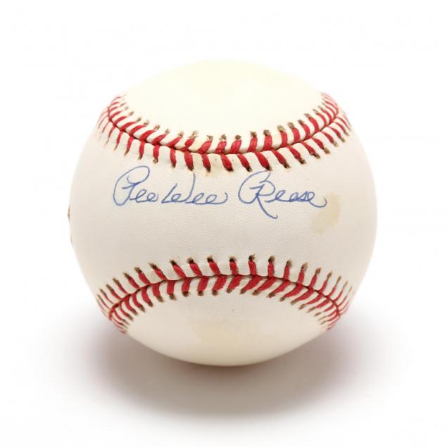 pee-wee-reese-single-signed-baseball-psa-dna