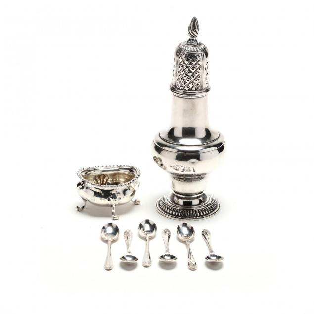 a-group-of-antique-and-vintage-english-silver