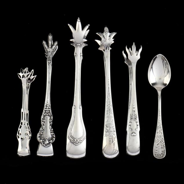 six-sterling-silver-flatware-pieces