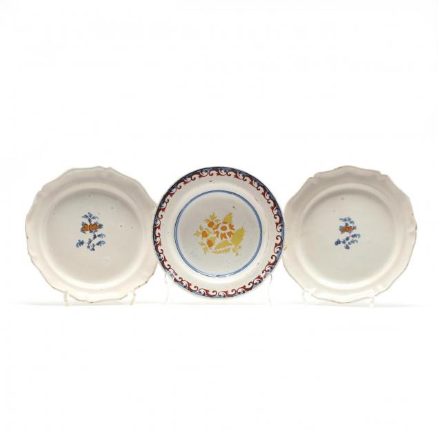 three-dutch-tin-glazed-serving-dishes