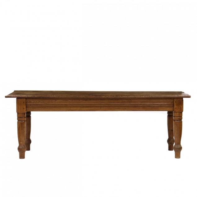 antique-southern-yellow-pine-harvest-table