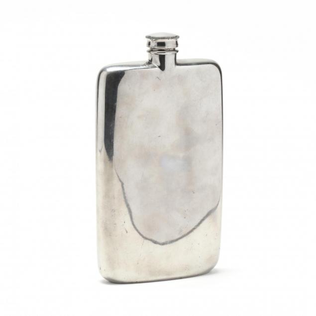 a-large-antique-silverplate-flask