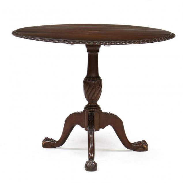 chippendale-style-inlaid-mahogany-tilt-top-tea-table