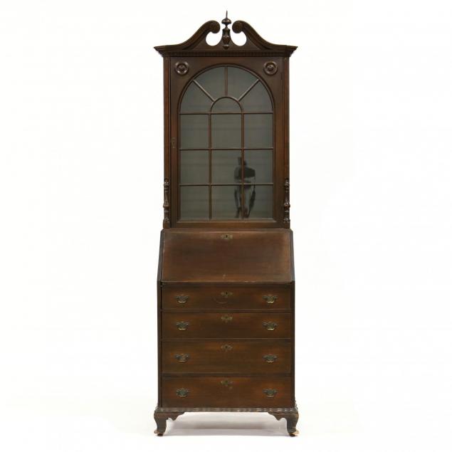 colonial-manufacturing-diminutive-federal-style-secretary-bookcase