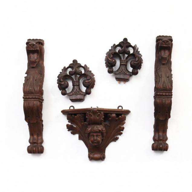 five-antique-carved-wood-architectural-elements