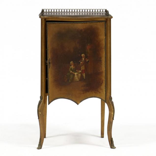 french-classical-style-paint-decorated-music-cabinet