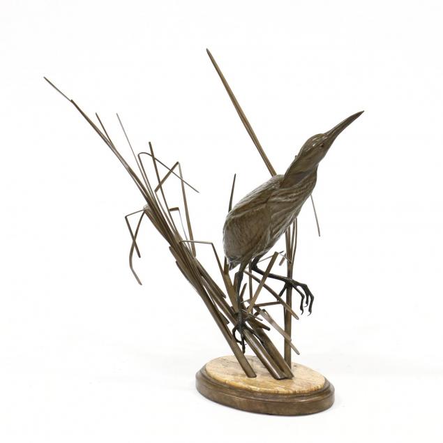 chester-comstock-20th-century-bird-in-reeds