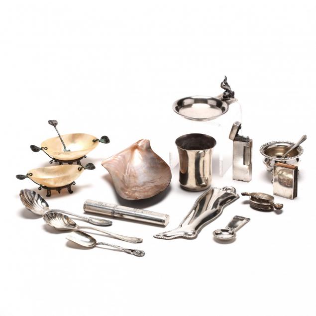 a-group-of-sterling-and-800-silver-accessories