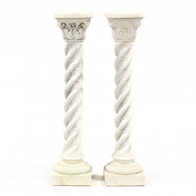 pair-of-cast-stone-corinthian-solomonic-columns