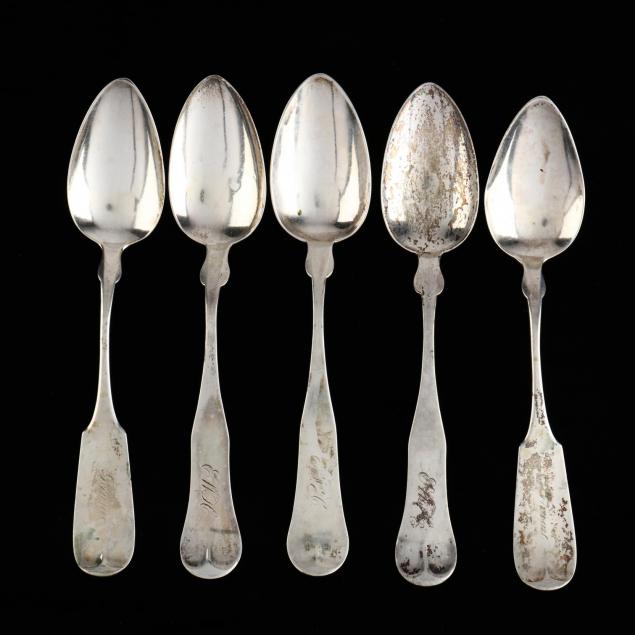 five-american-coin-silver-tablespoons