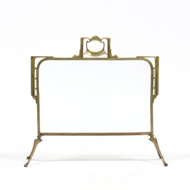 english-art-nouveau-fire-screen