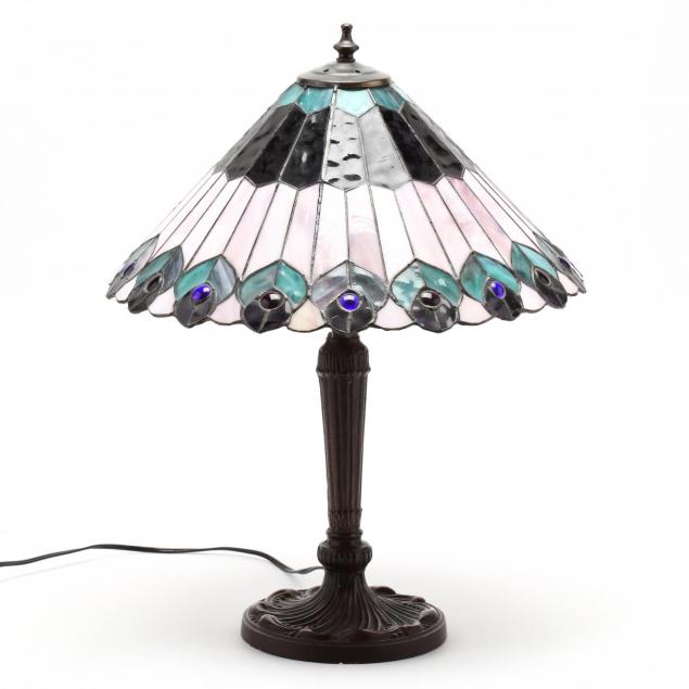 contemporary-stained-glass-peacock-lamp
