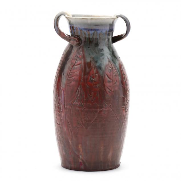 john-garrison-ii-nc-double-handled-crystalline-glazed-vessel