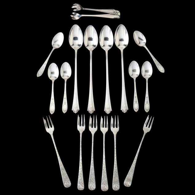 a-group-of-sterling-silver-flatware