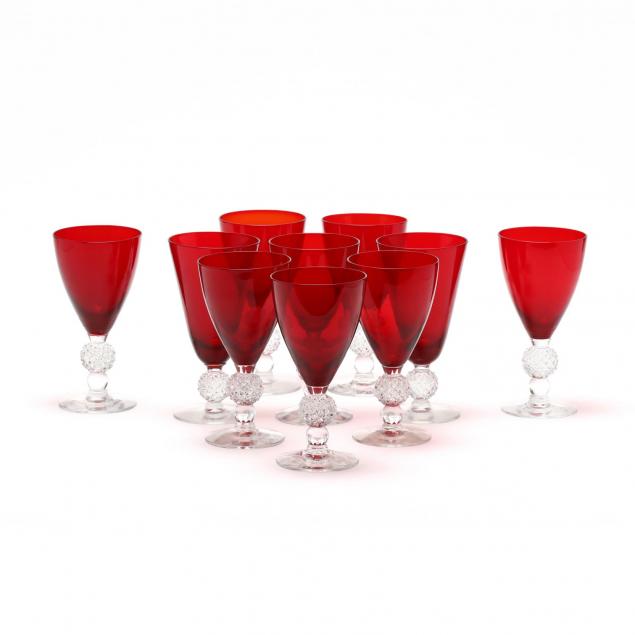 a-set-of-ten-ruby-glass-goblets